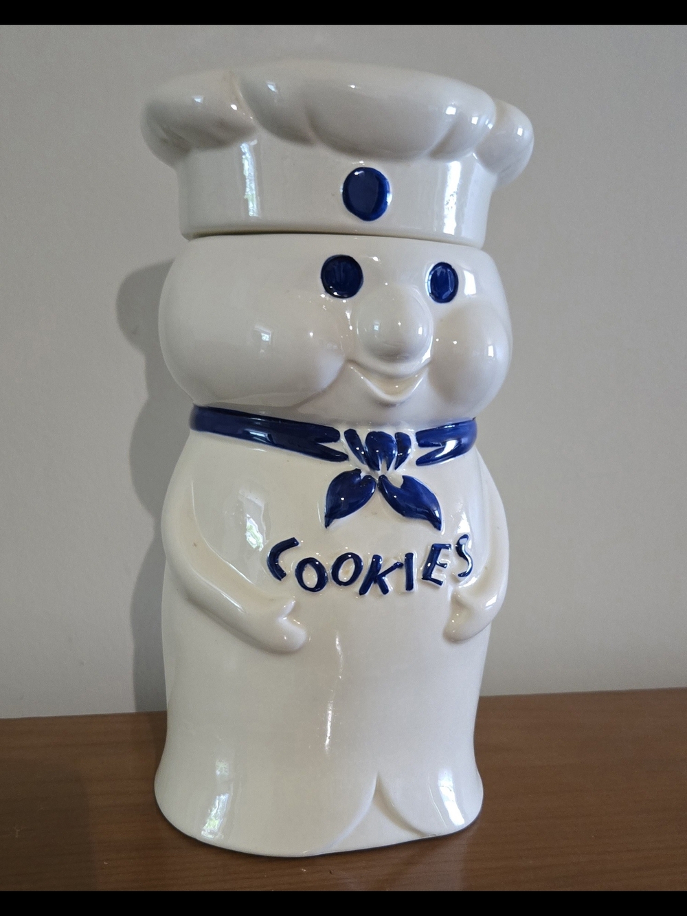 Vintage 70s Pillsbury Dough Boy Ceramic Cookie Jar